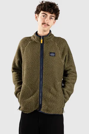 PASSENGER Tripper Full Zip Recycled Sherpa Fleecejacke