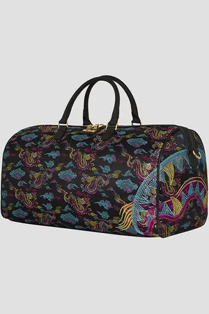 Sprayground Embroidered Dragons Duffle Reisetasche