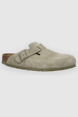 Birkenstock Boston Suede Leather Sandalen
