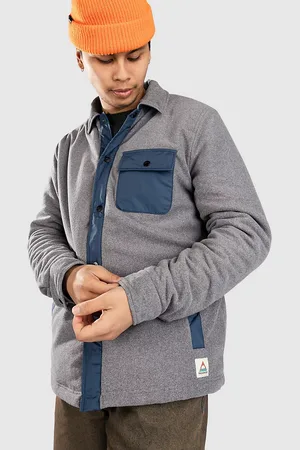 PASSENGER Firelight Sherpa Lined Overshirt Jacke