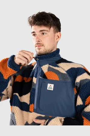 PASSENGER Offroad Recycled 1/2 Zip Sherpa-Jacke