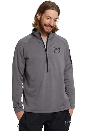 Burton Ak Helium Grid Half-Zip Fleece Pullover