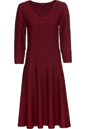 bonprix Strickkleid im Streifendesign