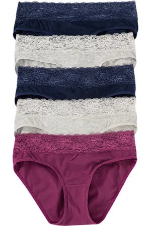bonprix Slip mit Spitze (5er Pack)