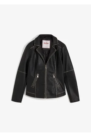 bonprix Lederimitatjacke in gewaschener Optik
