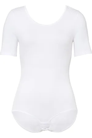 bonprix Halbarm Body mit Baumwolle