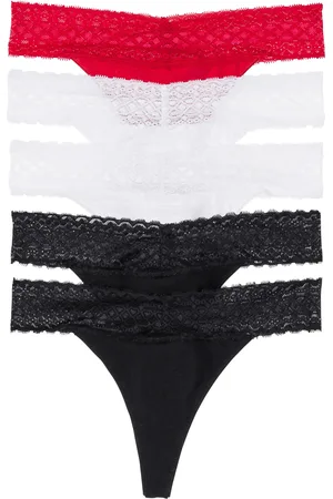 bonprix String mit Spitze (5er Pack)