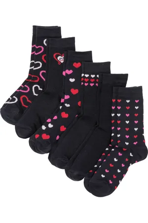 bonprix Damen Socken mit Bio-Baumwolle (6er Pack)