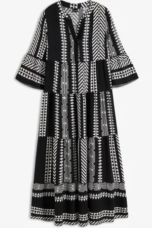 bonprix Maxikleid aus fließender Viskose
