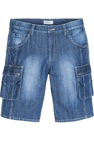 bonprix Cargo-Jeans-Bermuda Regular Fit