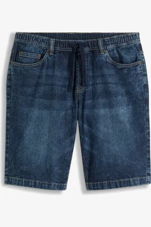 bonprix Leichte Jeans-Schlupf-Bermuda, Slim Fit