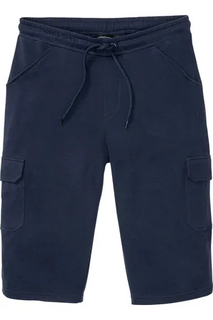 bonprix Long-Sweat-Cargobermuda aus reiner Baumwolle, Regular Fit