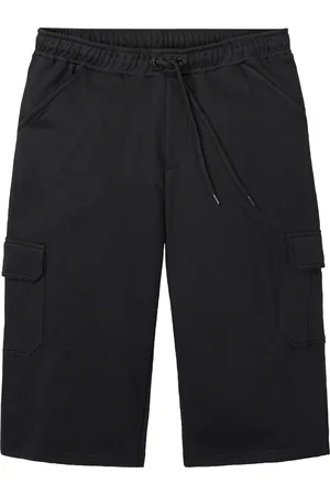 bonprix Long-Sweat-Cargobermuda aus reiner Baumwolle, Regular Fit