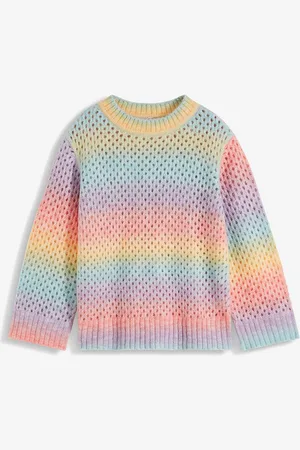 bonprix Ajour-Pullover mit Farbverlauf