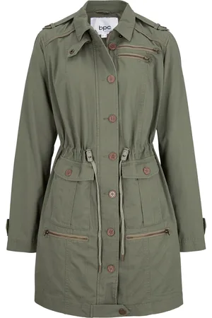 bonprix Baumwoll Parka im Utility Stil, halblang