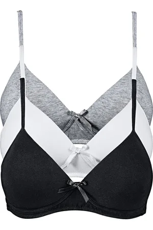 bonprix Schalen BH ohne Bügel mit Bio-Baumwolle (3er Pack)