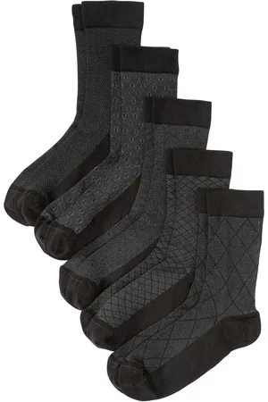 bonprix Socken mit druckfreiem Bündchen mit Bio-Baumwolle (5er Pack)
