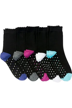 bonprix Damen Socken mit Bio-Baumwolle (5er Pack)