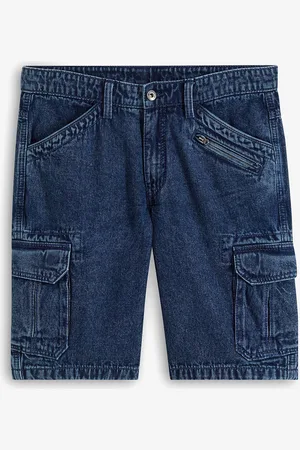bonprix Cargo-Jeans-Bermuda aus Bio Baumwolle, Relaxed Fit