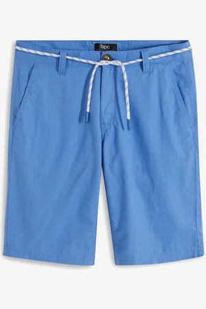 bonprix Chino-Bermuda mit Leinen und Bindeband, Regular Fit