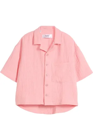 bonprix Mädchen Musselin-Bluse aus Baumwolle