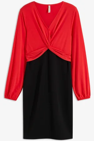 bonprix Minikleid mit Knotendetail