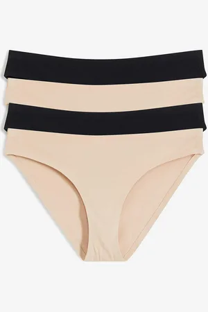 bonprix Slip ohne sichtbare Abdrücke aus Bio-Baumwolle (4er Pack)