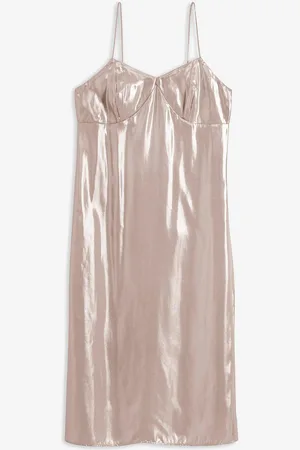 bonprix Trägerkleid aus feinem Satin