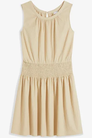 bonprix Jerseycrepe-Kleid mit Smockeinsatz