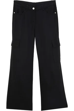 bonprix Weite Cargohose aus fließender Viskose