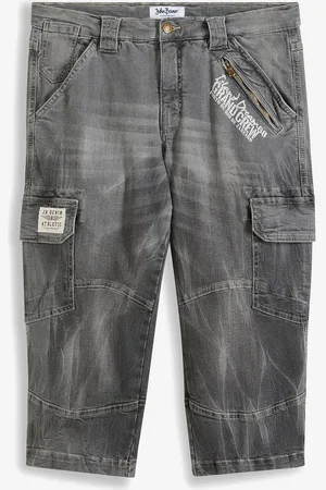 bonprix 3/4-Jeans mit Cargotaschen, Realaxed Fit