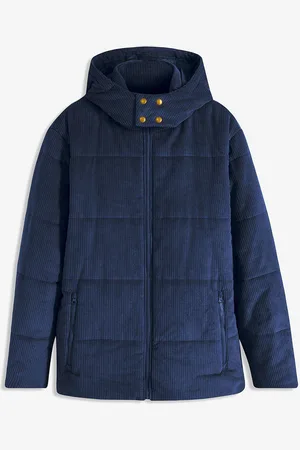 bonprix Cord-Steppjacke mit abnehmbarer Kapuze