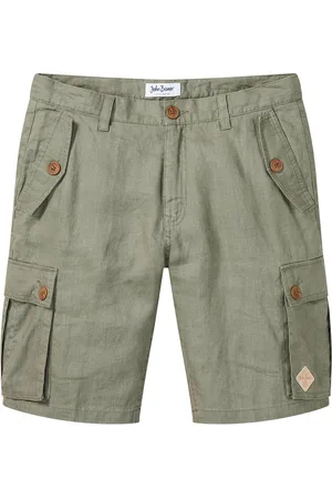 bonprix Cargo-Bermuda aus Leinen, Loose Fit