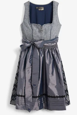 bonprix Dirndl mit Jacquard und Schürze (2-tlg. Set)