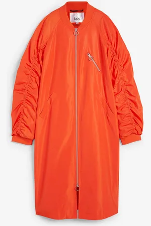 bonprix Blouson-Mantel mit Strickkragen