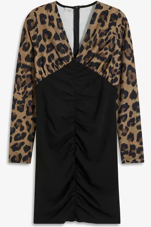 bonprix Minikleid mit Raffung