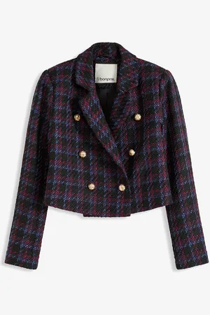 bonprix Karierter Bouclé-Blazer