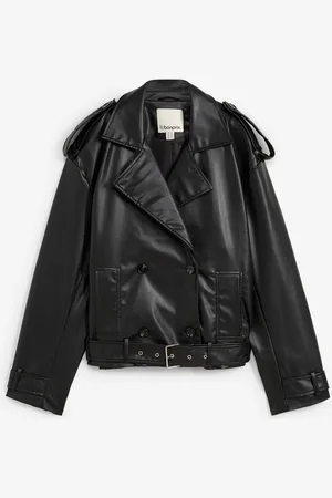 bonprix Kurze Trenchjacke aus Kunstleder