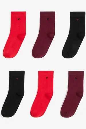 bonprix Halbsocken mit mit Bio-Baumwolle mit Geschenkanhänger (6er Pack)