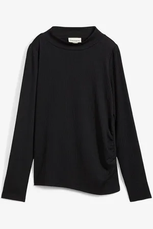 bonprix Langarmshirt aus strukturiertem Crêpe
