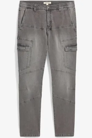 bonprix Regular Fit Cargo-Stretch-Jeans, Straight