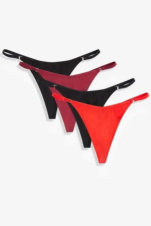 bonprix String mit V-Shape mit Bio-Baumwolle (4er Pack)