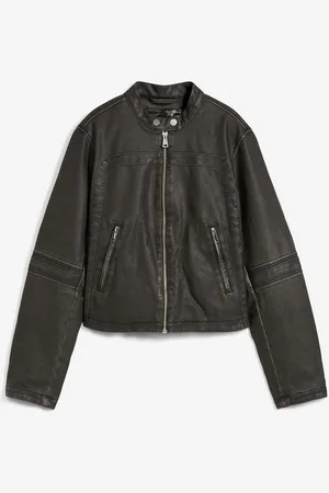 bonprix Biker-Jacke im Used Look