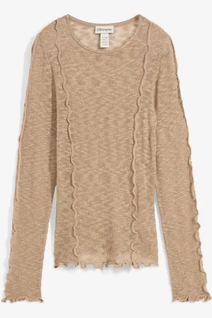 bonprix Strickshirt mit Strukturmuster