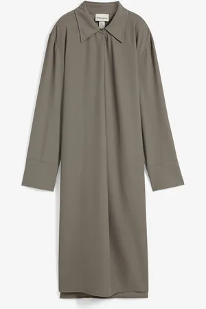 bonprix Midikleid mit Kragen