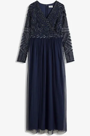 bonprix Maxikleid mit Pailettenstickerei