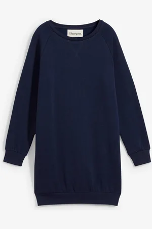 bonprix Sweatkleid aus reiner Bio-Baumwolle