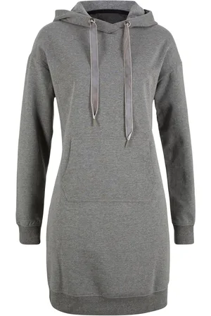 bonprix Sweatkleid aus reiner Baumwolle