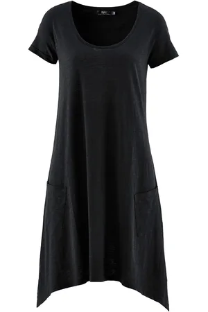 bonprix Kurzes Baumwoll-Shirtkleid aus Flammgarn