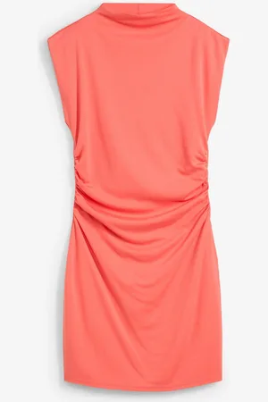 bonprix Minikleid mit seitlicher Raffung